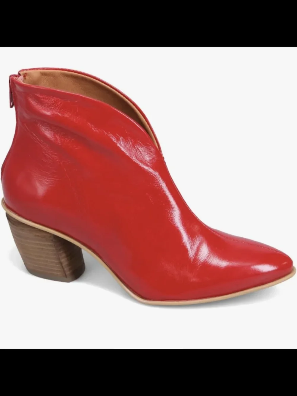 Miz Mooz Women's Jovie Patent Leather Booties